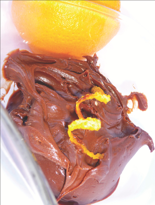 Chocolate Frosting with Orange Essence