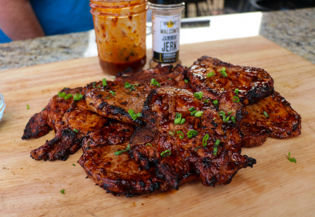 JAMAICAN JERK PORK CHOPS