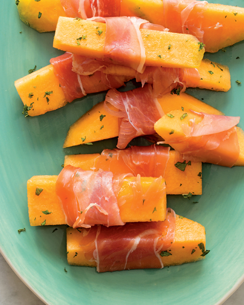 PROSCIUTTO-WRAPPED MELON