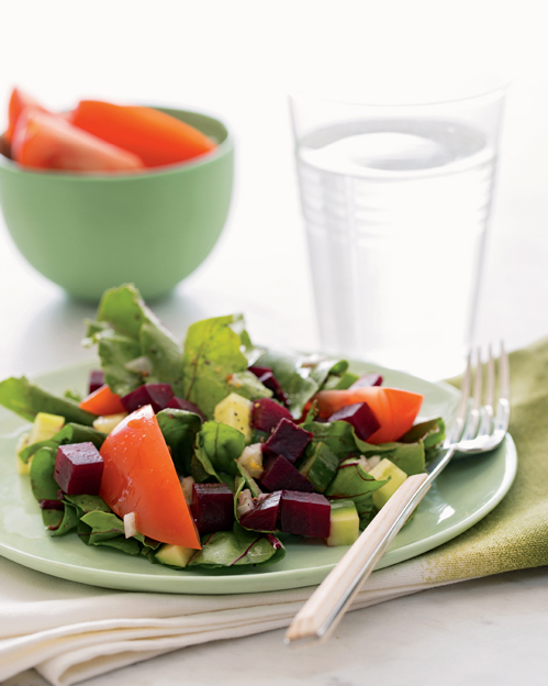 BEET-GREEN SALAD