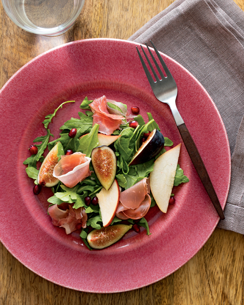 FIG, PEAR AND PROSCIUTTO SALAD