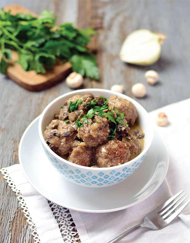 Mushroom Meatballs