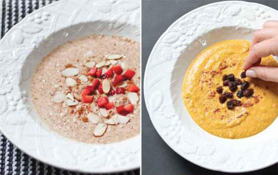 Grain-free porridge, 2-ways