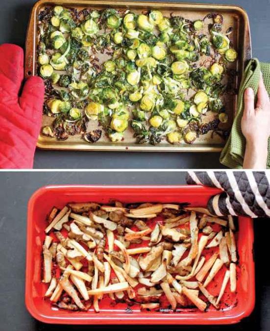 Roasted rosemary roots