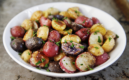 ROASTED VEGETABLES WITH WHITE TRUFFLE SALT