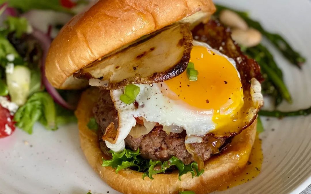 Ground Duck Burgers with Rosemary