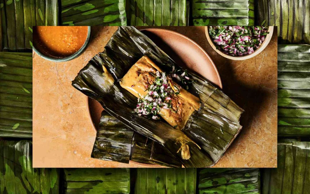 Paleo Tamales in Banana Leaves