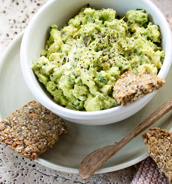 Walnut, Flaxseed, and Avocado Dip