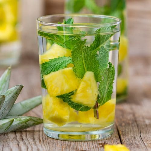 PINEAPPLE, MINT, AND CLEMENTINE WATER