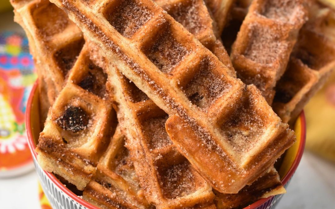 Almond Churros Waffles