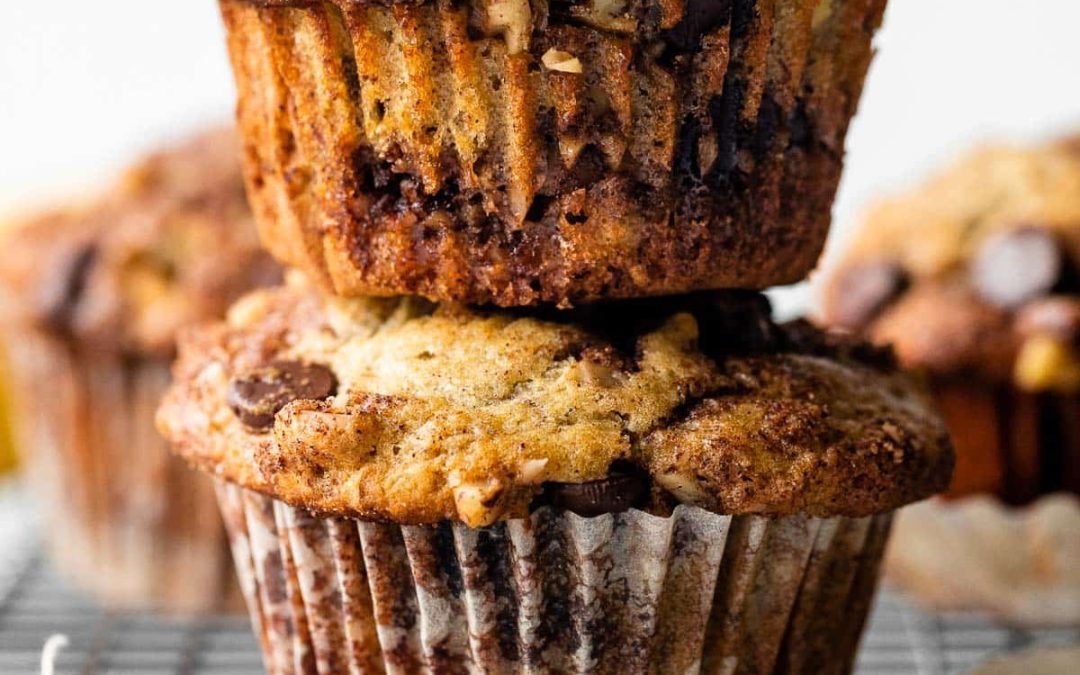 Chocolate Chip Banana Muffins