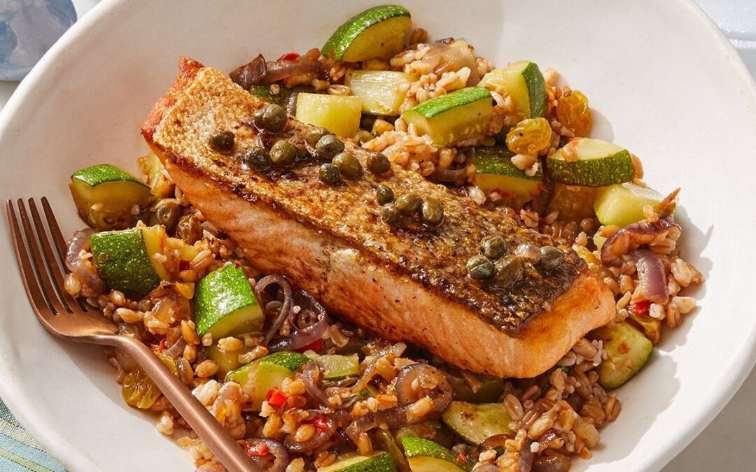 Salmon and Caper Salad with Lemon