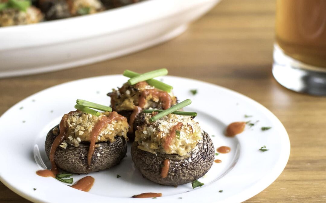 Tuna in Mushroom Caps