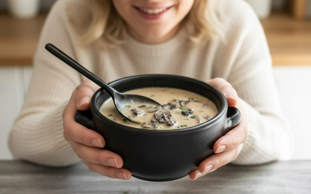 The Best Paleo Homemade Creamy Mushroom Soup Recipe