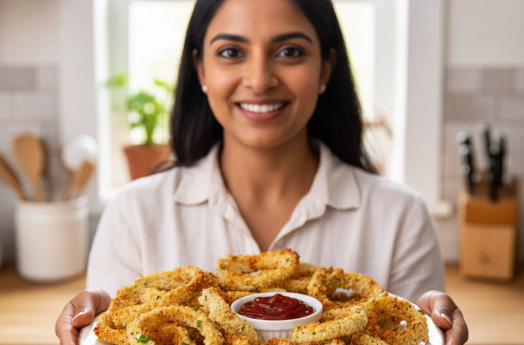 Crispy Oven-Fried Onion Rings