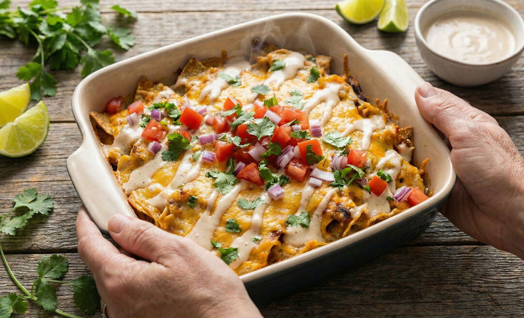Chicken Chilaquiles Casserole