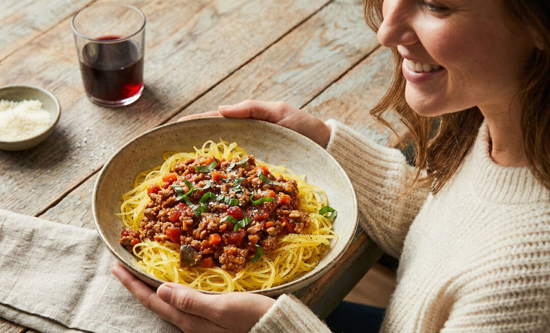 Linguine with Bolognese Sauce