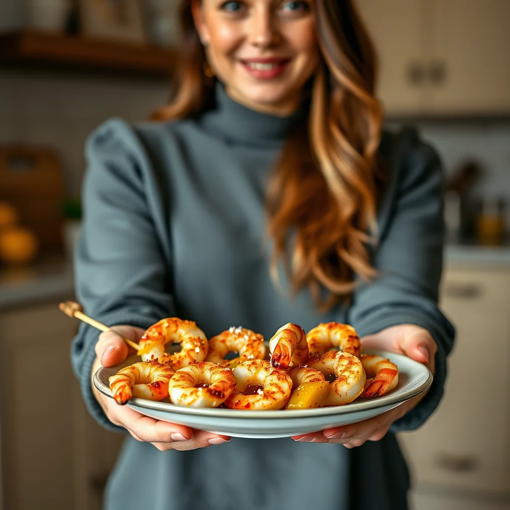 Spicy Skewered Shrimp with Pineapple – spicy skewered shrimp with pineapple