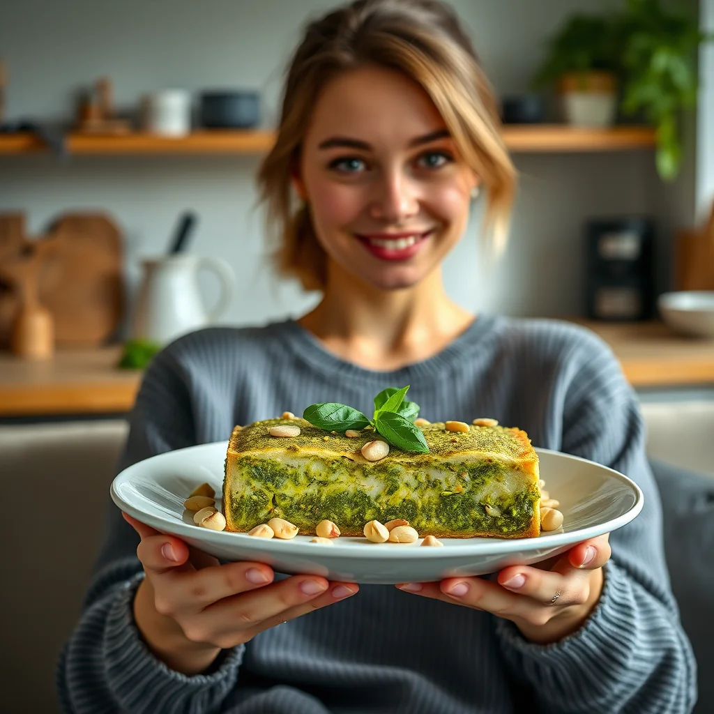 Green Terrine with Zesty Pesto – green terrine with zesty pesto
