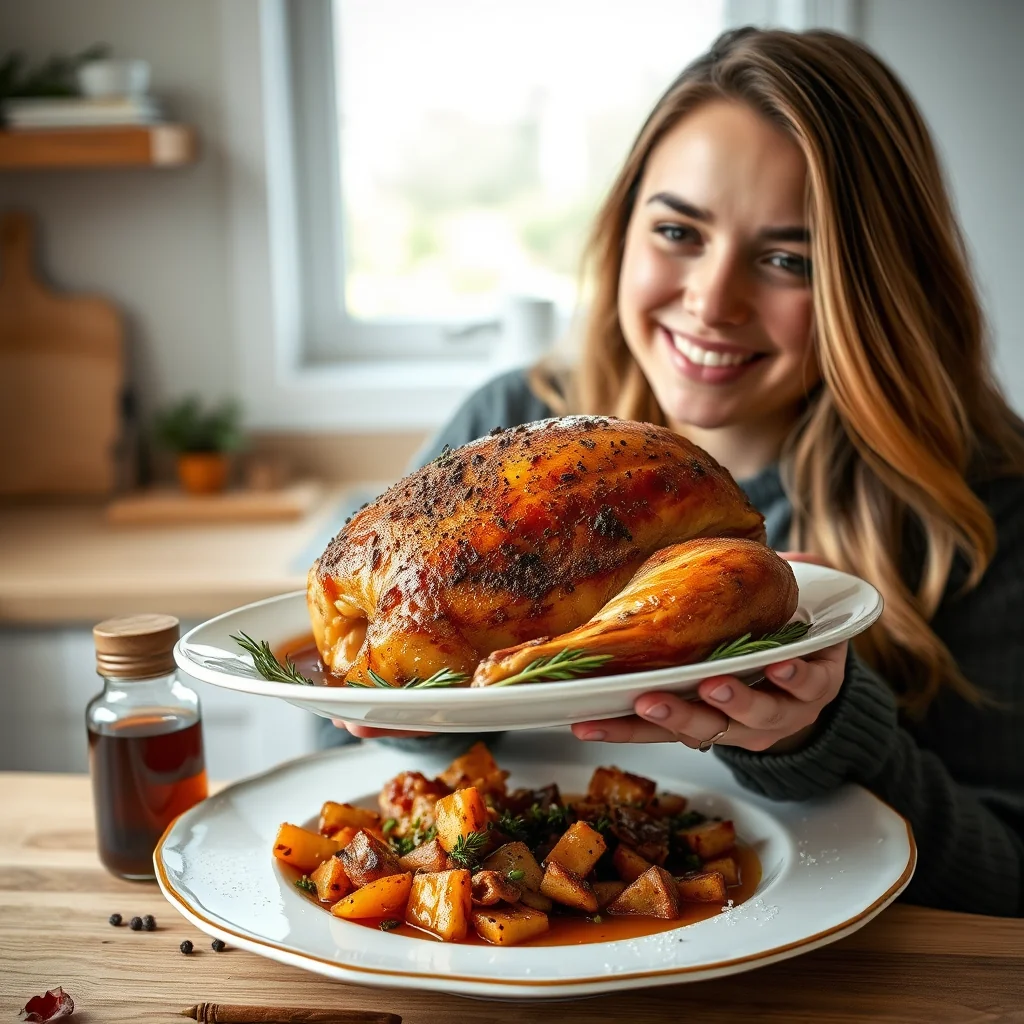 Spiced Cider–Soaked Roast of Turkey – spiced cidersoaked roast of turkey