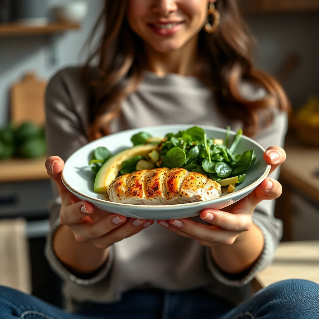 Avocado Chicken with Spinach – avocado chicken with spinach