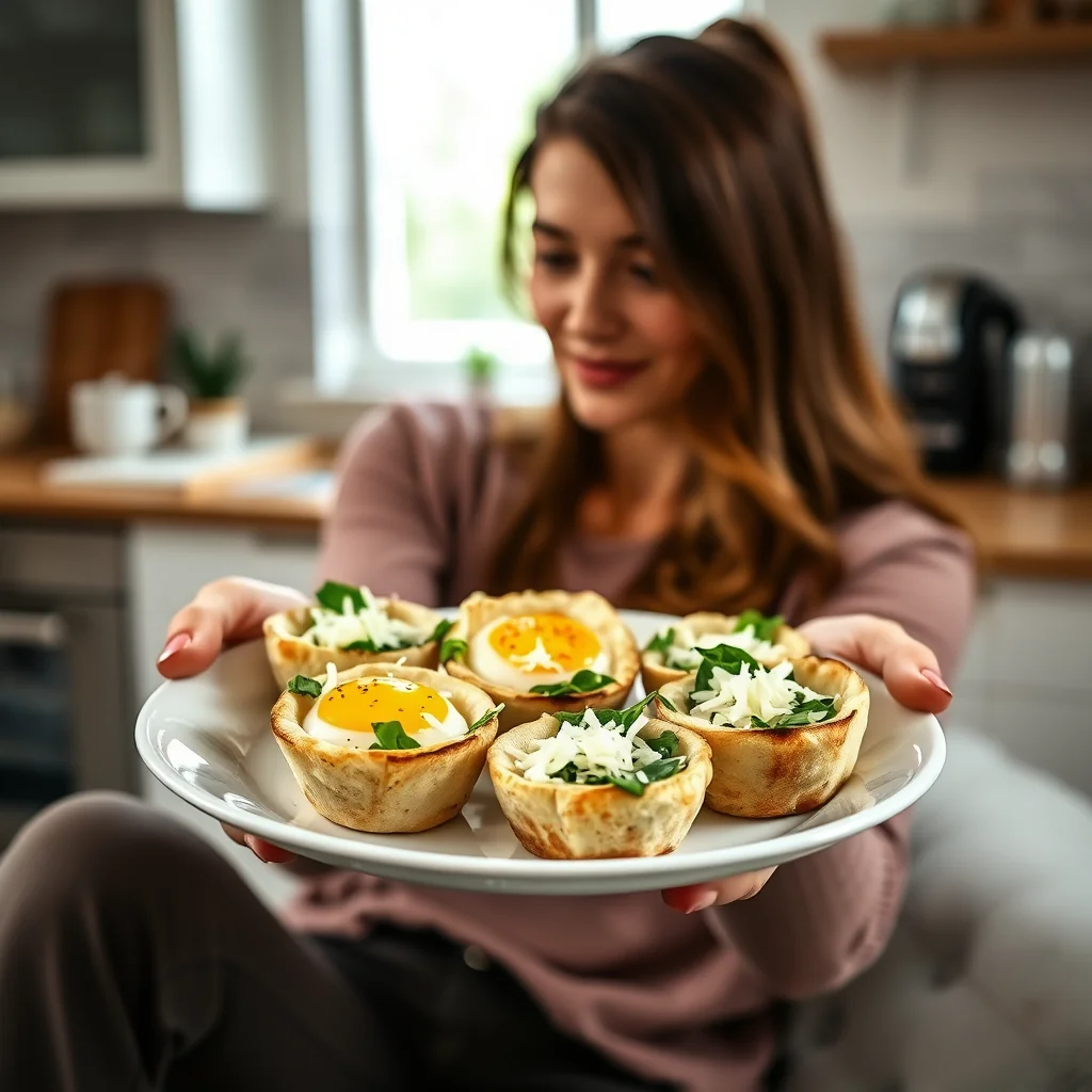 Baby Spinach Egg Cups – baby spinach egg cups