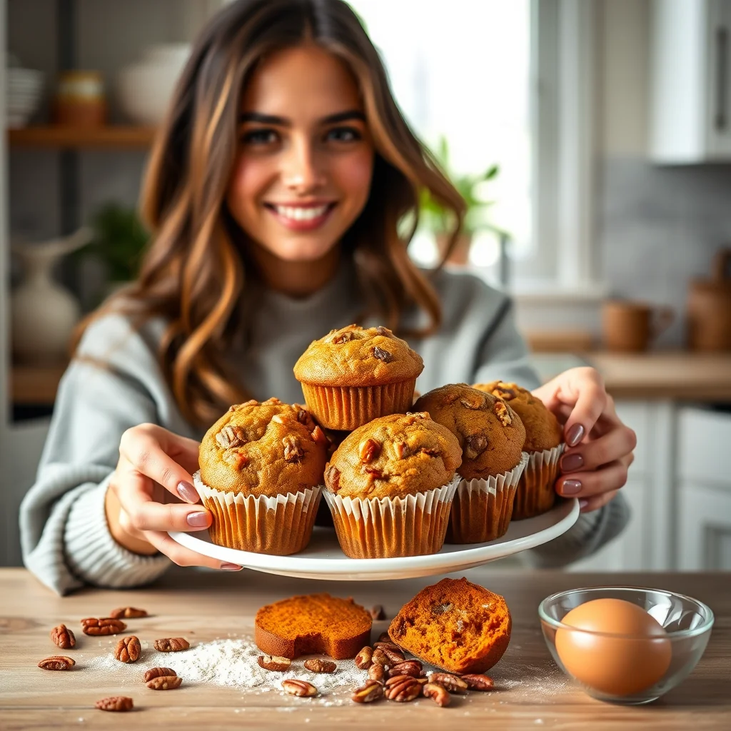 Carrot and Pecan Muffins – carrot and pecan muffins