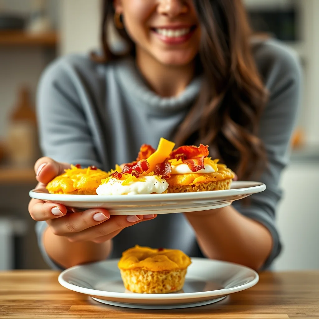 Cheesy Egg Muffins – cheesy egg muffins