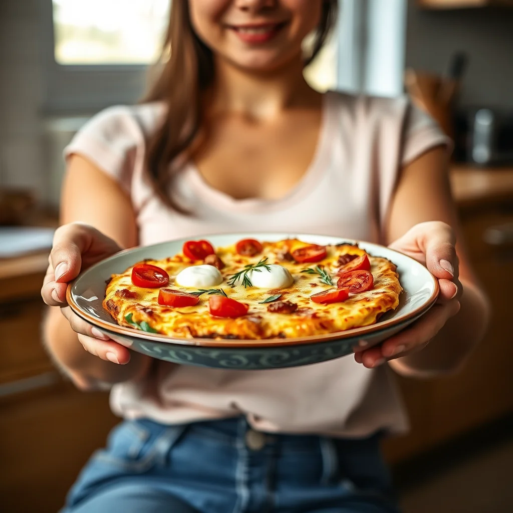 Cheesy Tomato Frittata – cheesy tomato frittata