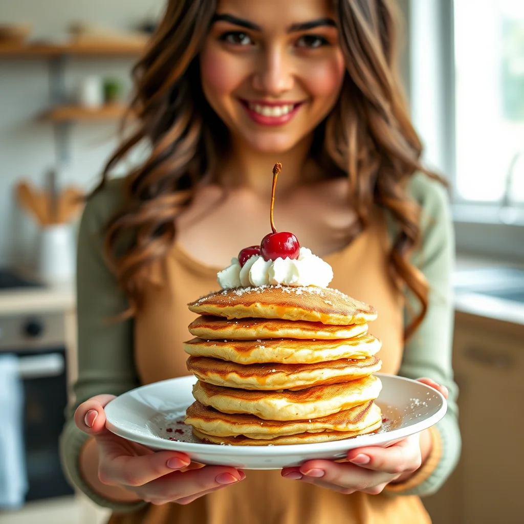 Coconut Cherry Pancakes – coconut cherry pancakes