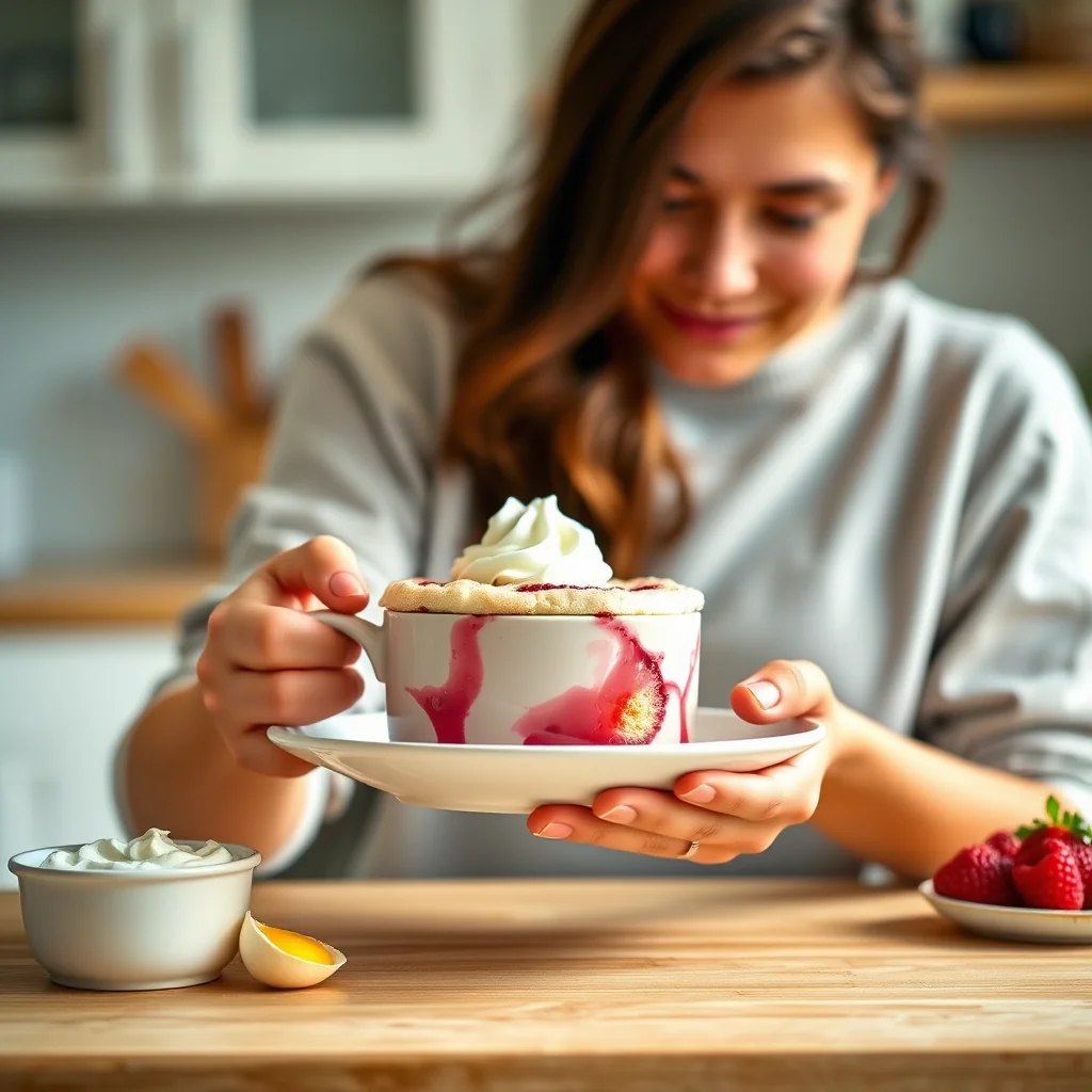Creamy Raspberry Mug Cake – creamy raspberry mug cake