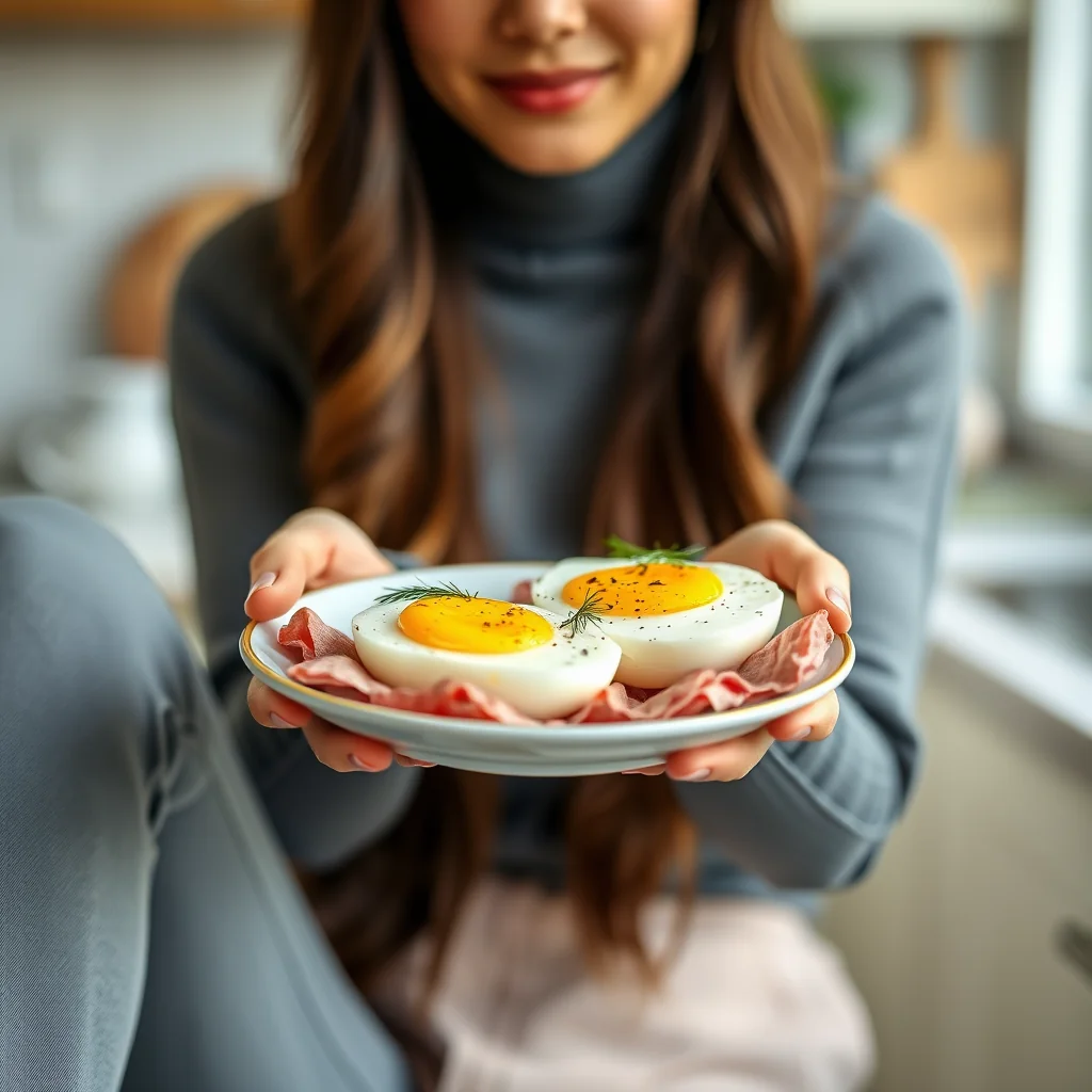 Ham and Dill Pressure-Cooked Eggs – paleo recipe