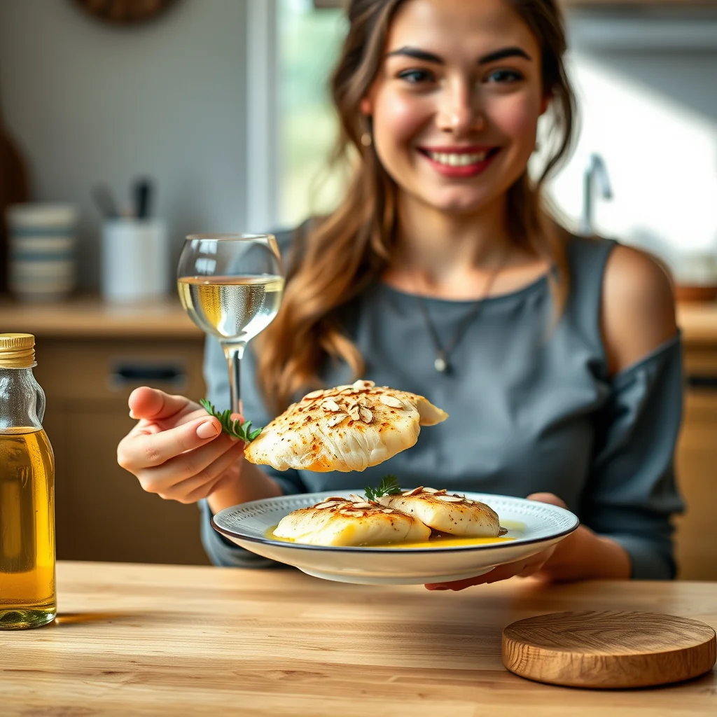 Almond and Dijon Tilapia – almond and dijon tilapia