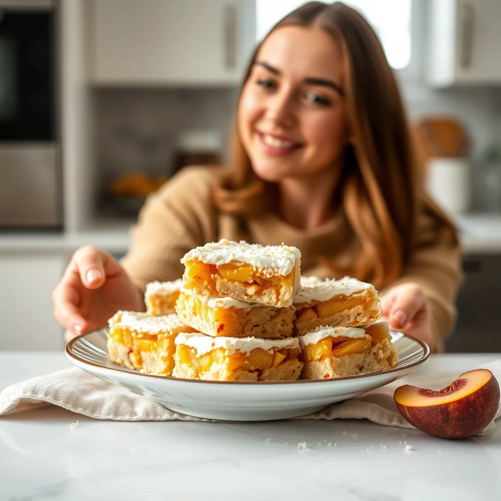 Peach Squares – paleo recipe