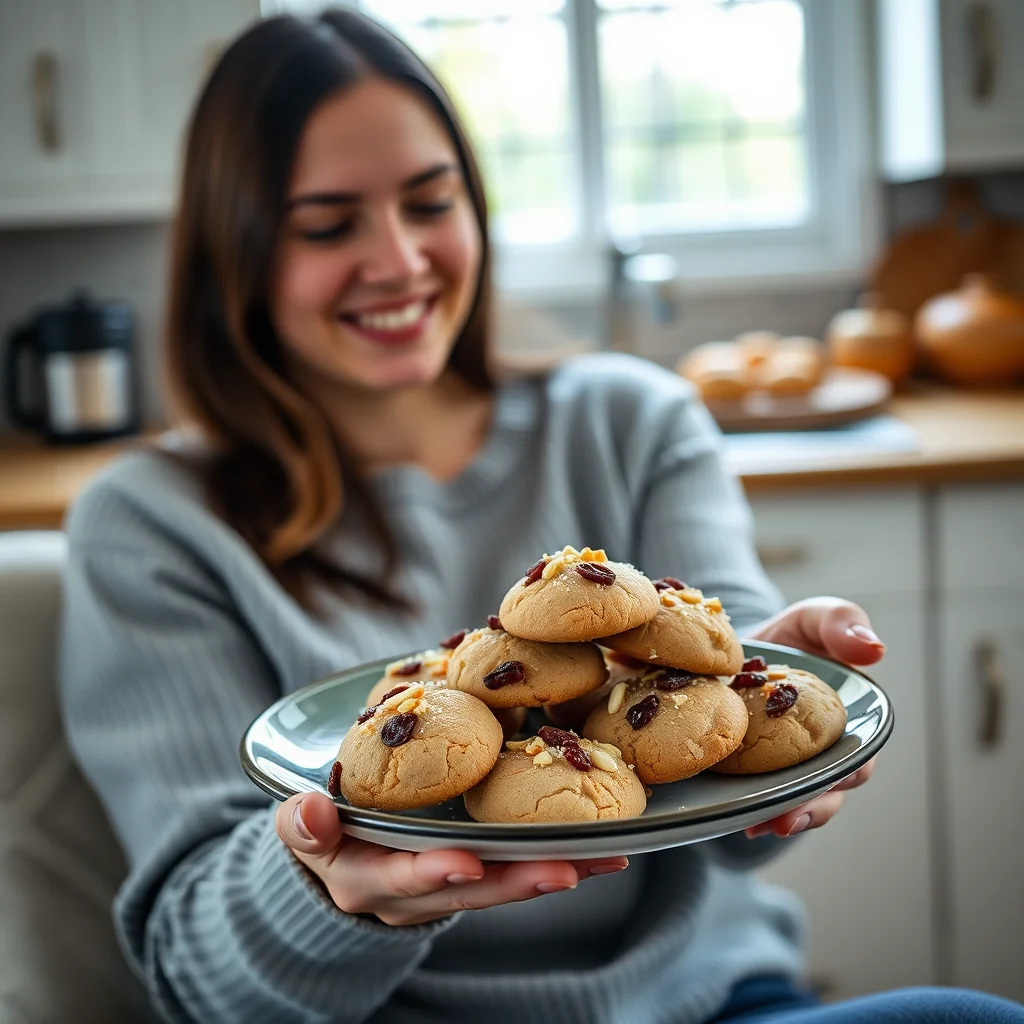 Pine Nut-Raisin Icebox Cookies – paleo recipe