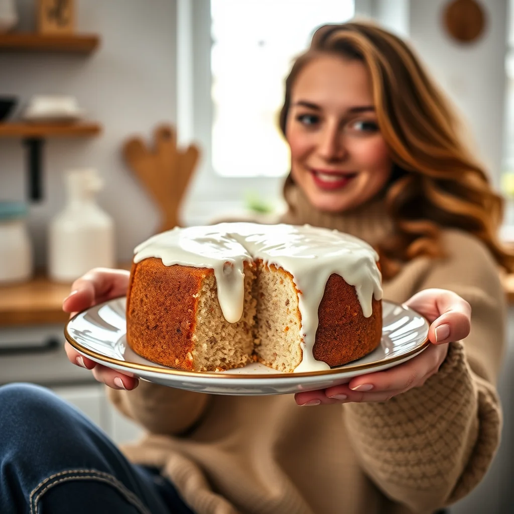 Almond Meal Cake With Broiled Icing – paleo recipe
