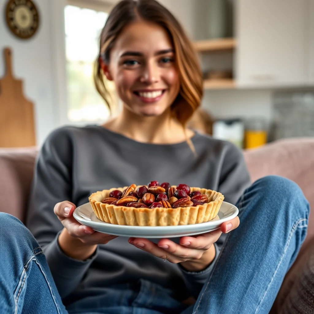 Cranberry-Pecan Tart – paleo recipe