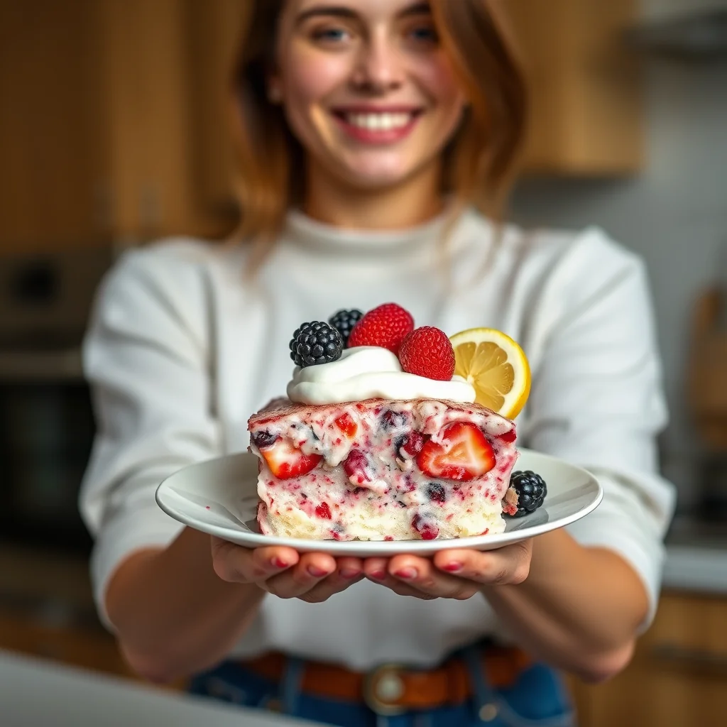 Summer Berry Bake – paleo recipe