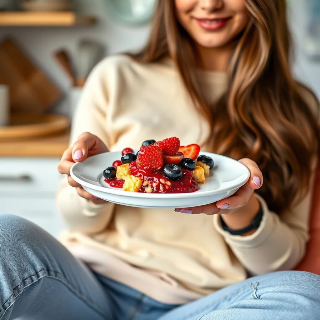Summer Berry Gratin – paleo recipe