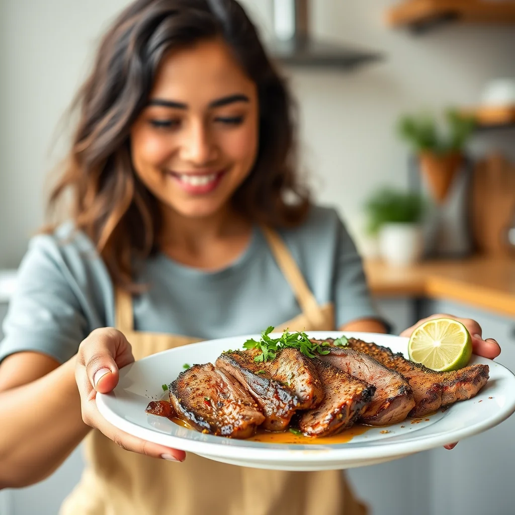 FLANK STEAK WITH CILANTRO SAUCE – paleo recipe