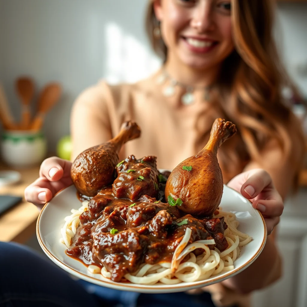 SLOW-COOKER CHOCOLATE CHICKEN MOLE – paleo recipe