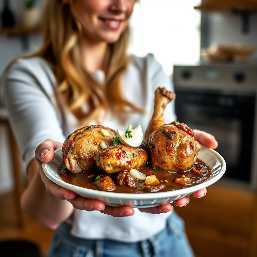 SLOW-COOKER CHOCOLATE CHICKEN MOLE – paleo recipe