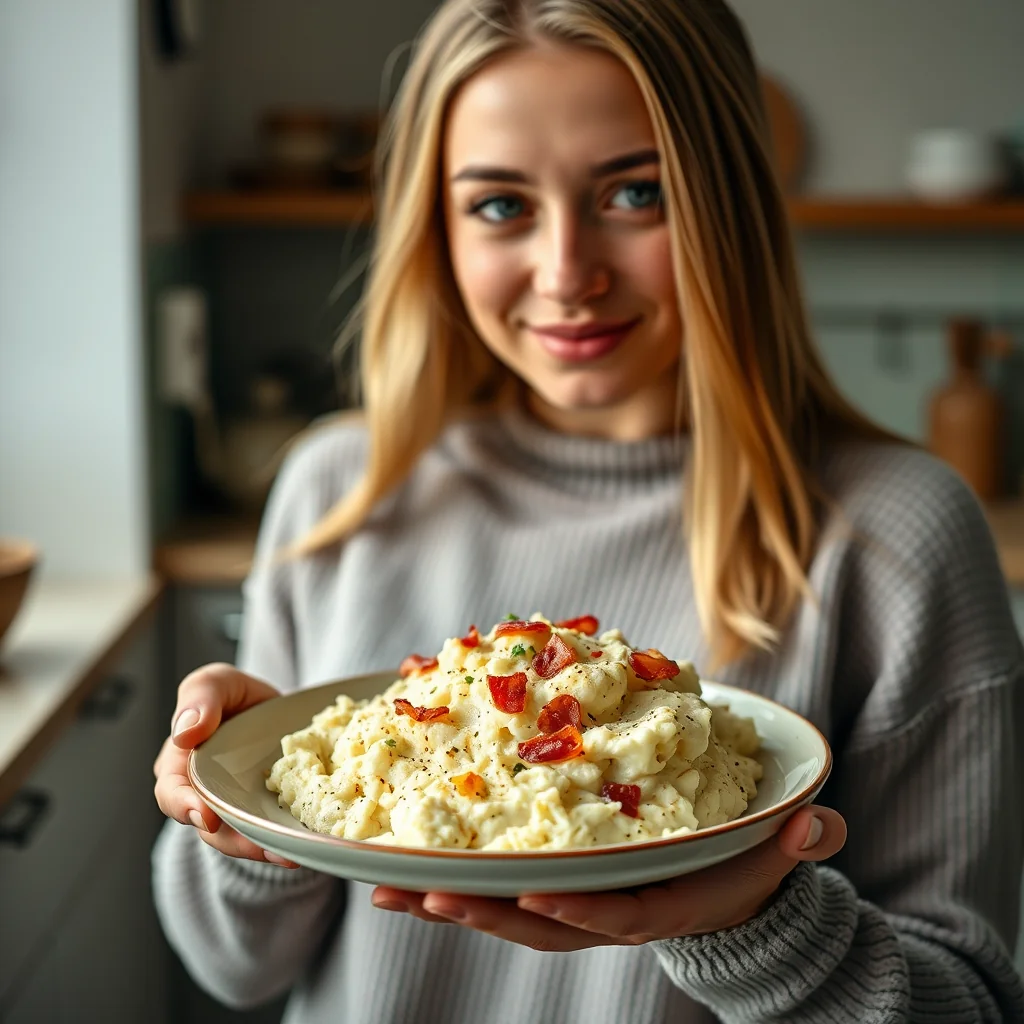 CAULIFLOWER AND LEEK MASH – paleo recipe
