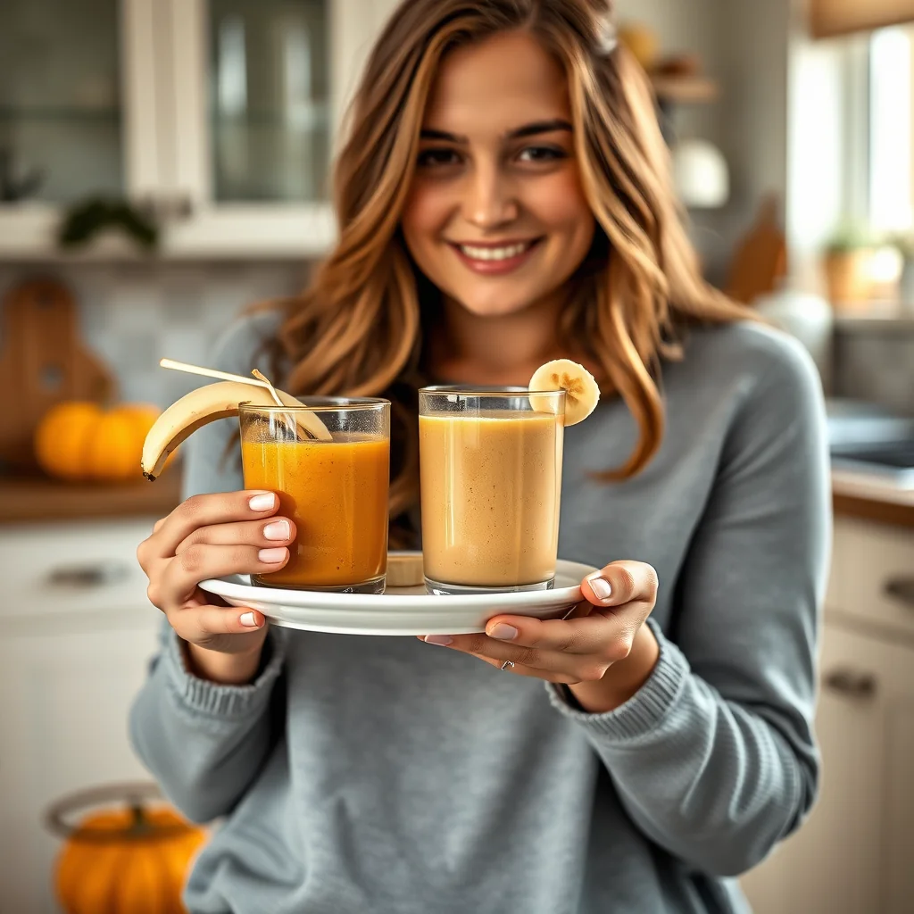 Pumpkin and Banana Smoothie – paleo recipe