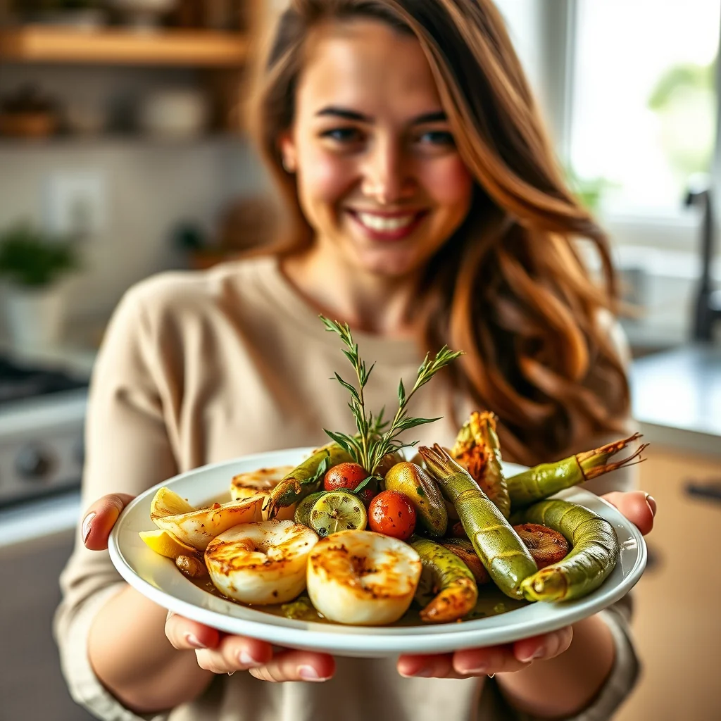 How to Make Roasted Seafood with Herbs & Lemon – paleo recipe