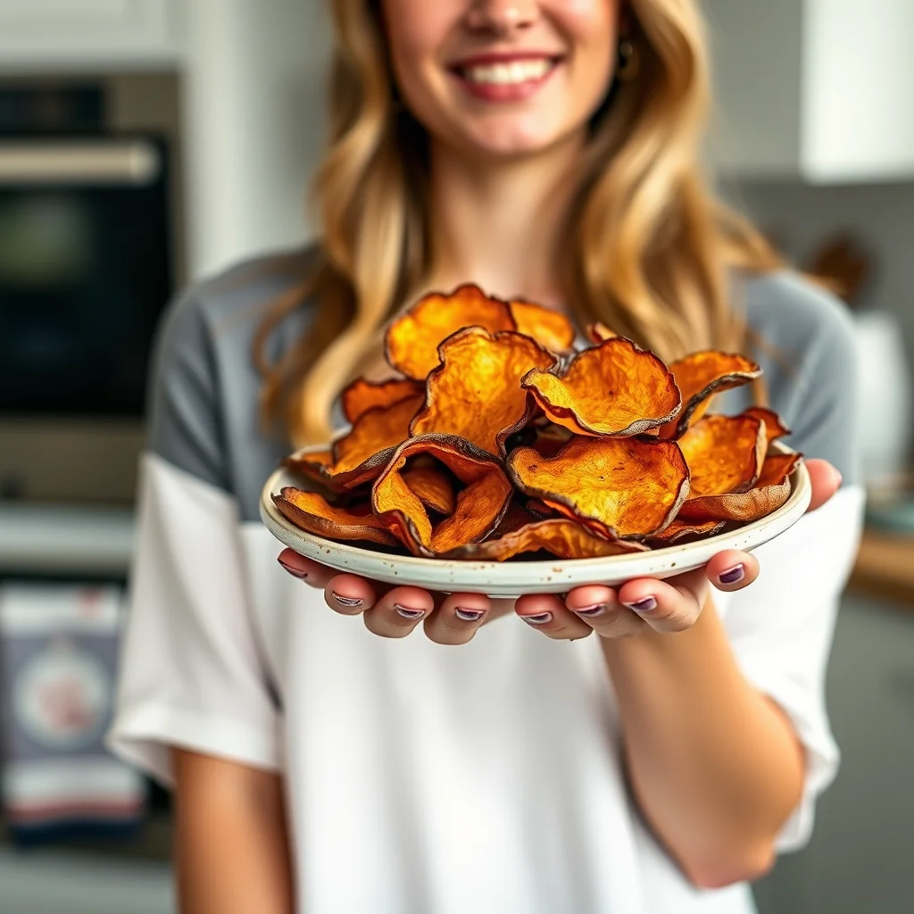 Roasted Sweet Potato Chips – paleo recipe