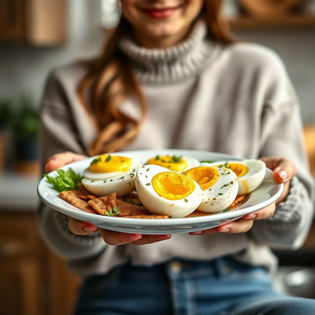 Hard-Boiled Eggs with Avocado – paleo recipe