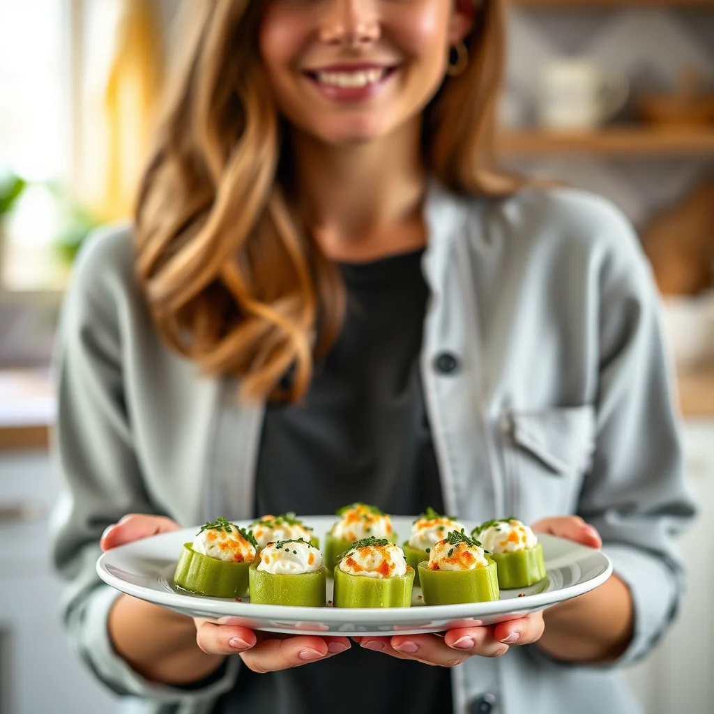 Stuffed Celery Bites overview – paleo recipe