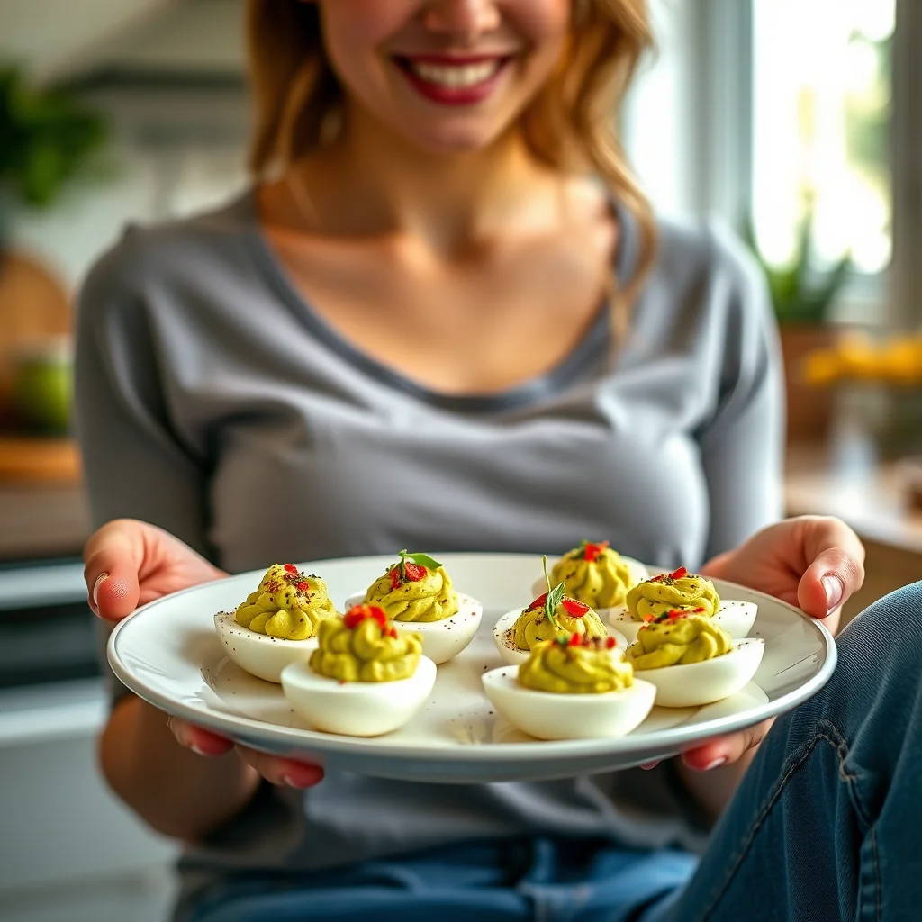 How to Make Guacamole Deviled Eggs Step-by-Step – paleo recipe