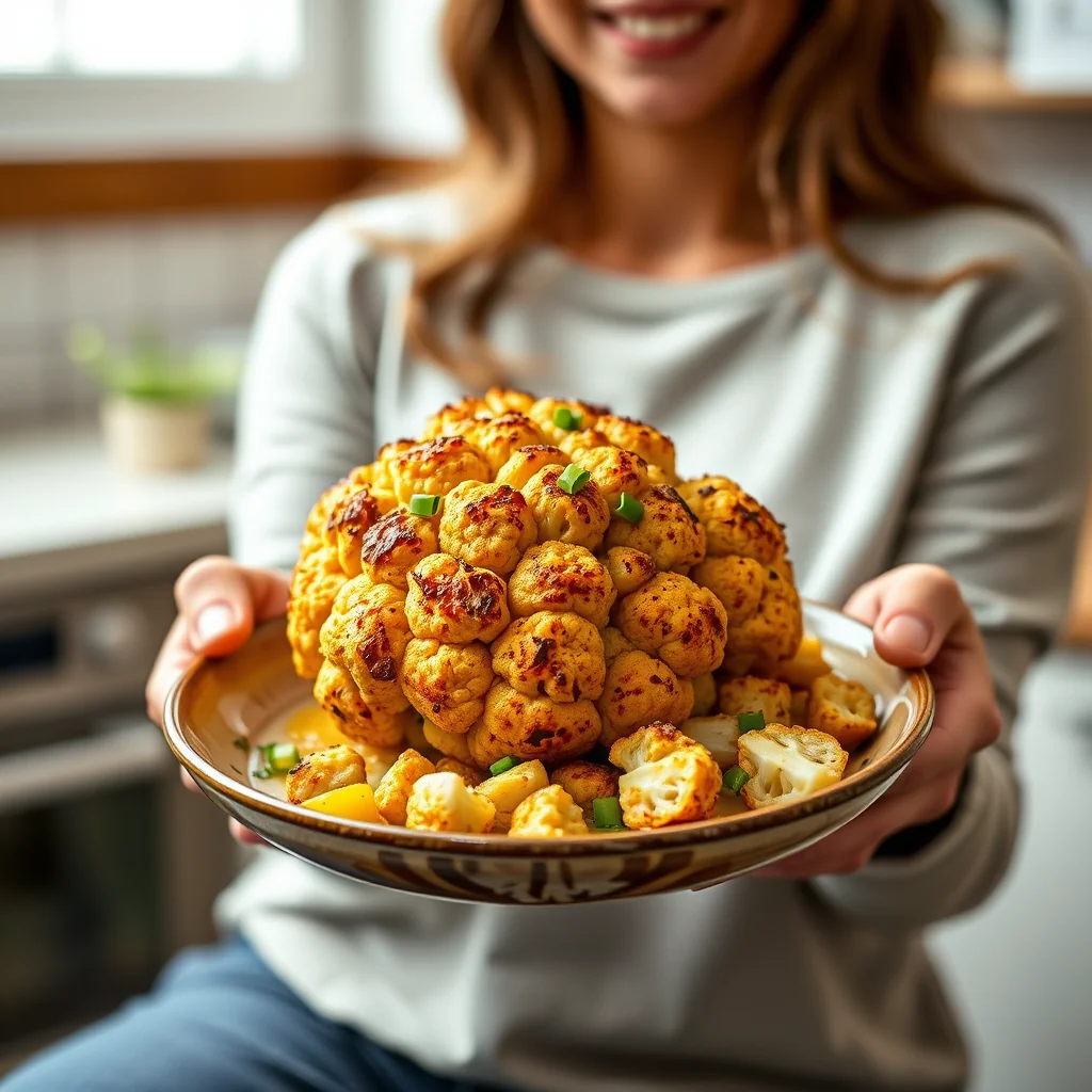 Curried Roasted Cauliflower – paleo recipe